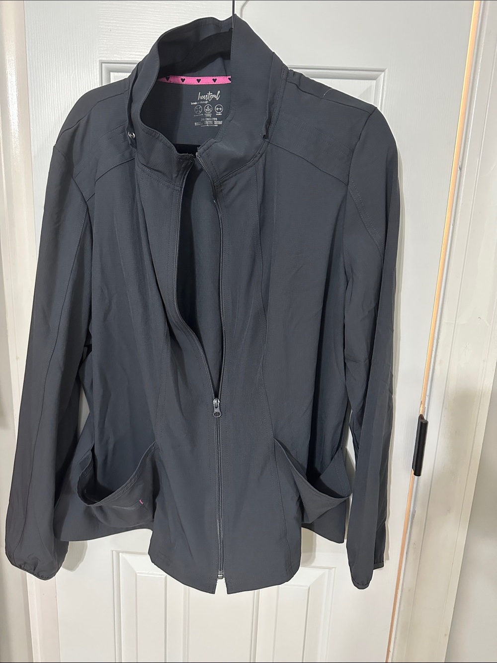 HeartSoul Women's Black Utility Zip Jacket
